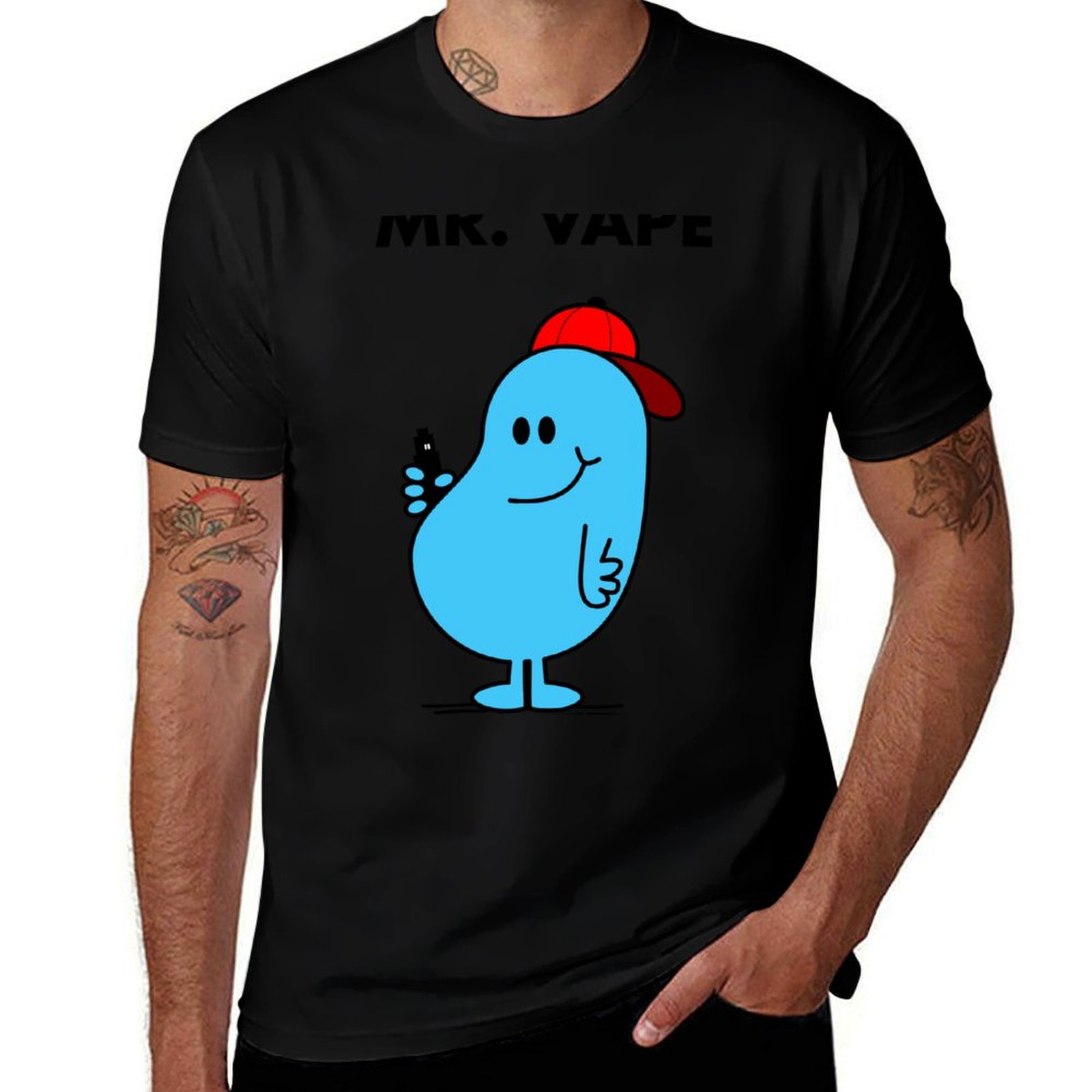 Quick Vape - T-shirt Mr.Vape T-shirt sportiva estiva ad