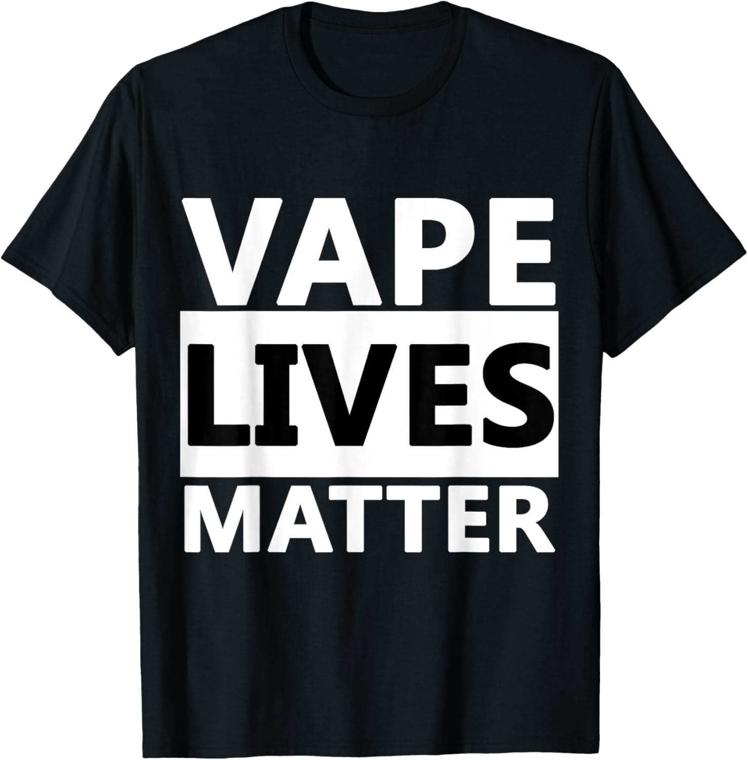 Vaping Shop - Vape Lives Matter T-shirt in cotone