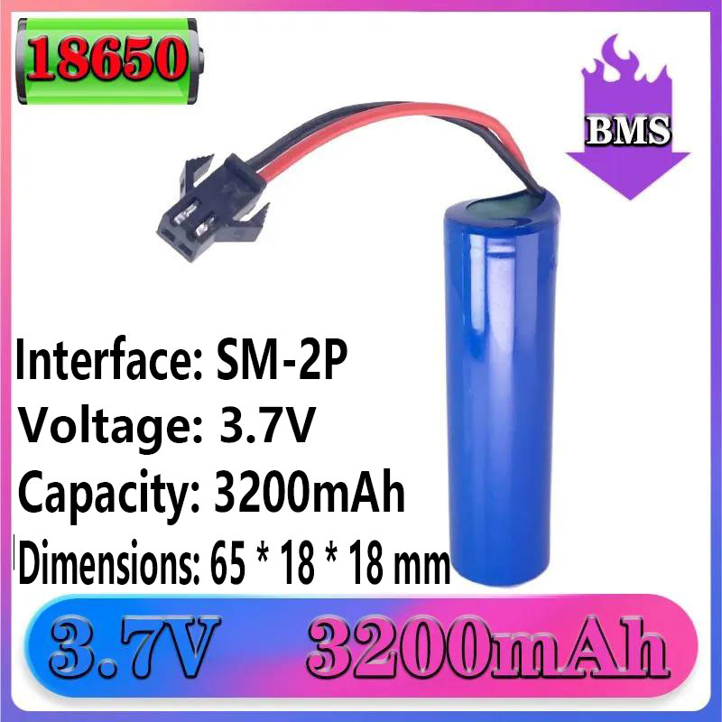 Quick Vape - Batteria 18650 ad alta potenza 3,7