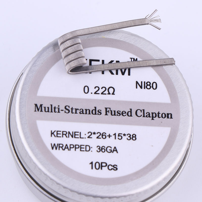 Clapton Wire Pre Built - Nuovo XFKM 10 pz/scatola NI80 bobine