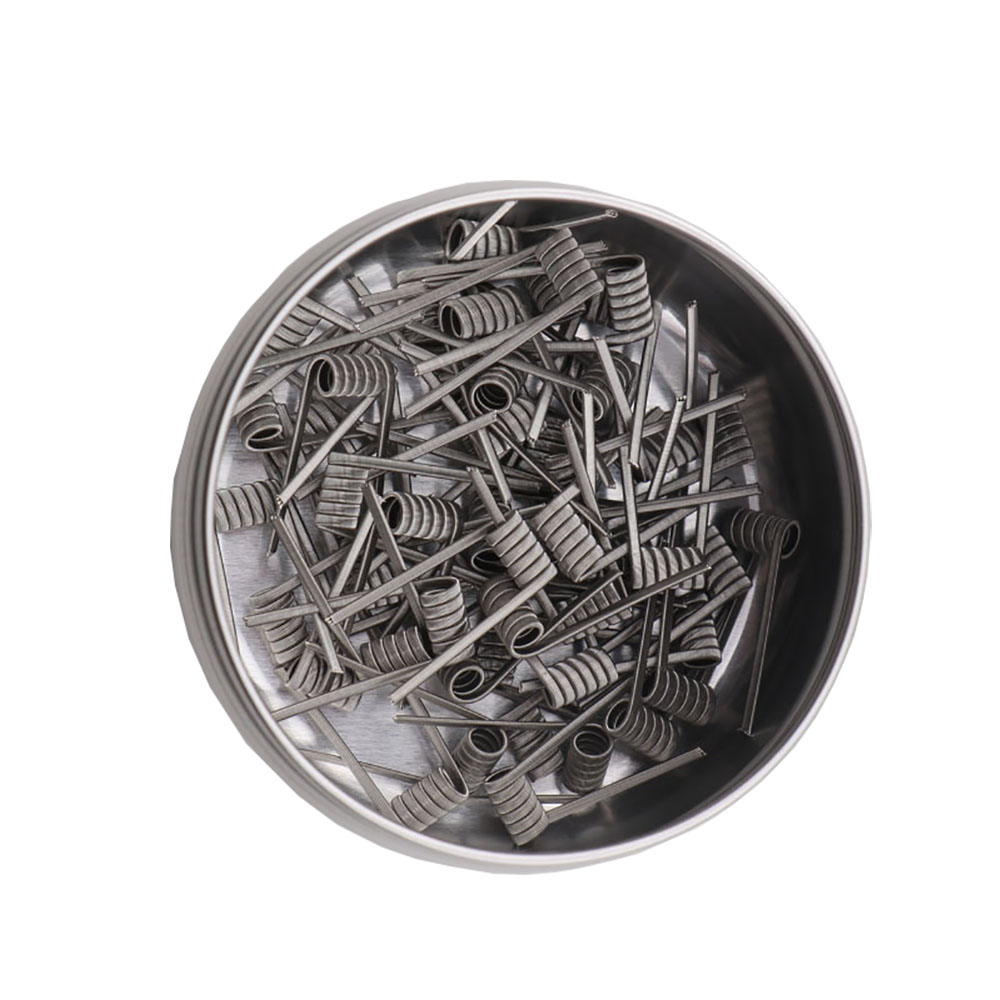 Clapton Wire Pre Built - Nuovo XFKM 100 pz/scatola NI80/A1/SS316L MTL