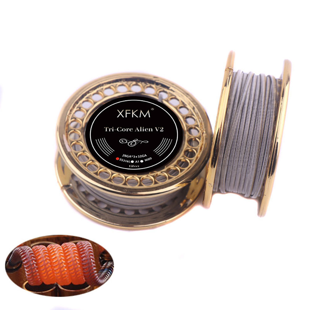 XFKM 5M/roll NI80/A1/SS316L Al - Clapton Wire Pre Built recensione e prezzo