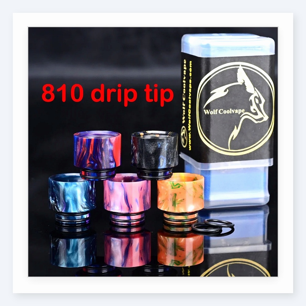 Wolfcoolvape 810 Drip Tips - S - Drip Tip Resin recensione e prezzo
