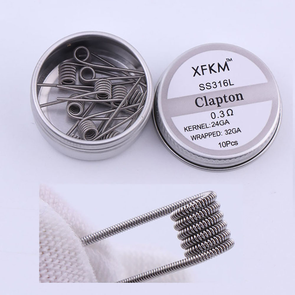 SS316L 10 pz/scatola bobine pr - Clapton Wire Pre Built recensione e prezzo