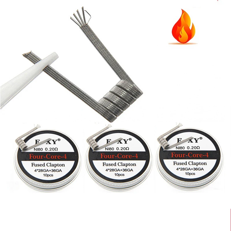 10 pz/scatola Ni80 Bobina Pre  - Clapton Wire Pre Built recensione e prezzo