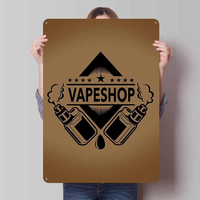 Vape Shop Logo Poster in banda - Vaping Shop recensione e prezzo