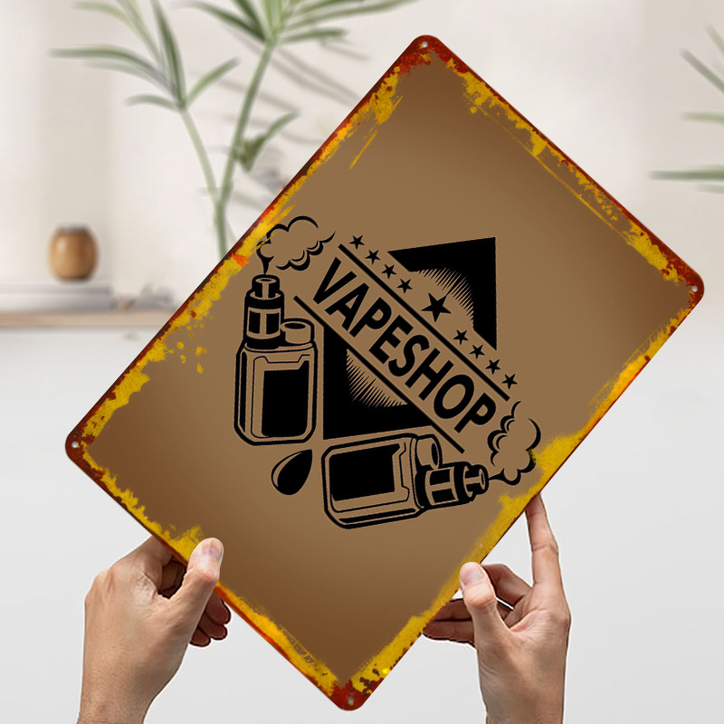 Vape Shop Logo Poster in banda - Vaping Shop recensione e prezzo
