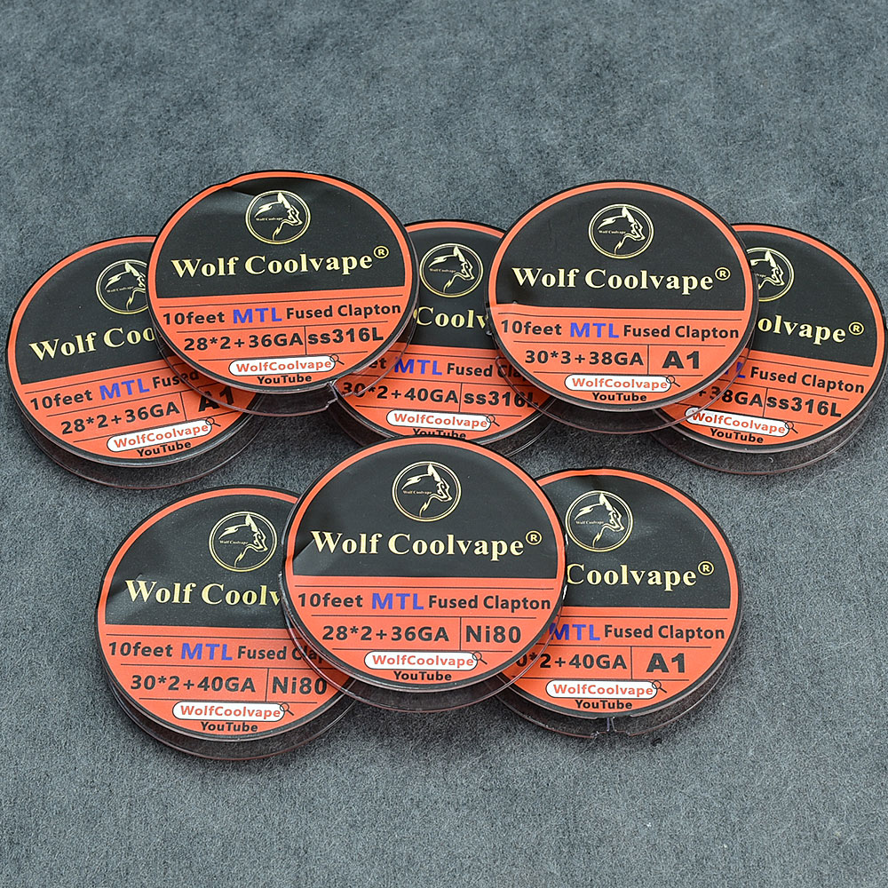 10 piedi NI80/A1/SS316L MTL Fu - Clapton Wire Pre Built recensione e prezzo