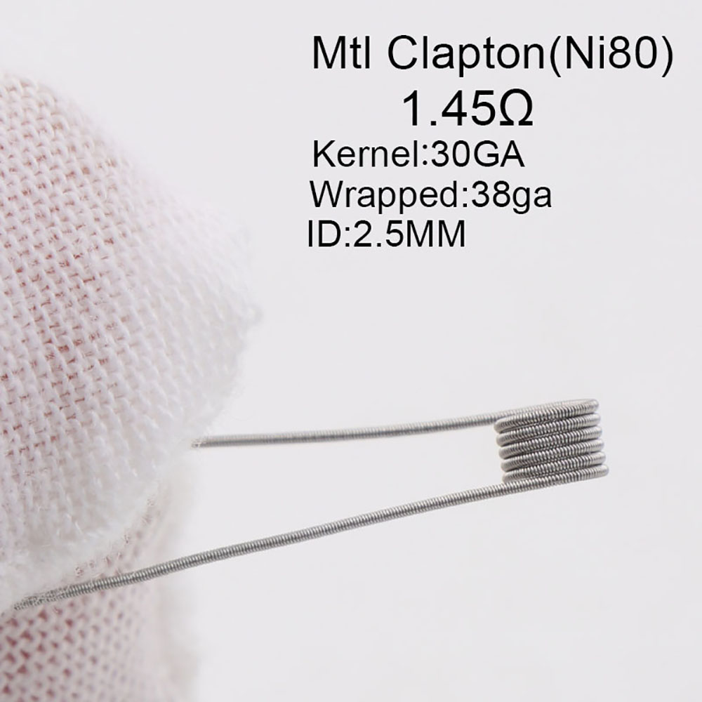 Nuovo XFKM 100 pz/scatola NI80 - Clapton Wire Pre Built recensione e prezzo