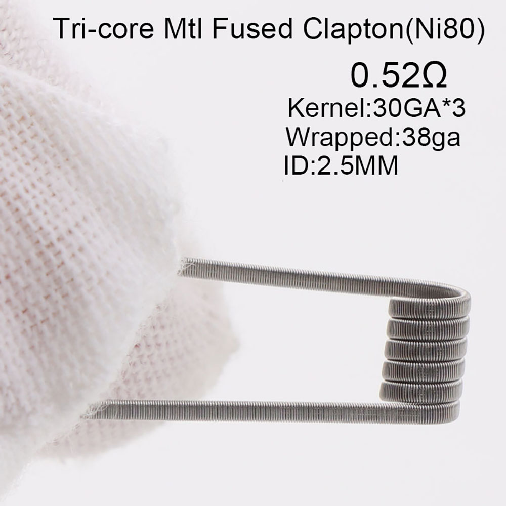 Nuovo XFKM 100 pz/scatola NI80 - Clapton Wire Pre Built recensione e prezzo