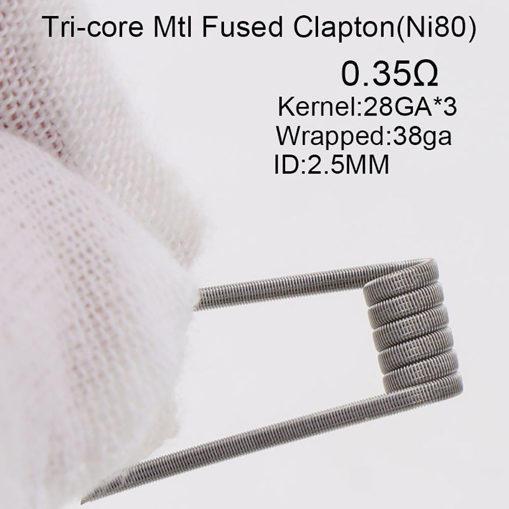 Nuovo XFKM 100 pz/scatola NI80 - Clapton Wire Pre Built recensione e prezzo