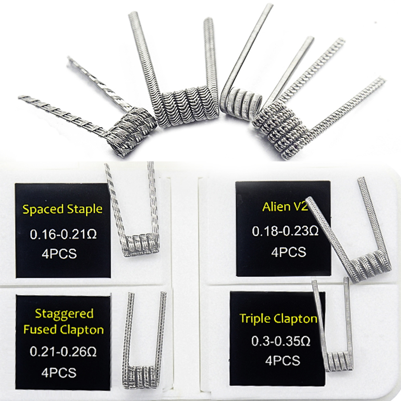 16 pz NI80 Fused Clapton Bobin - Clapton Wire Pre Built recensione e prezzo